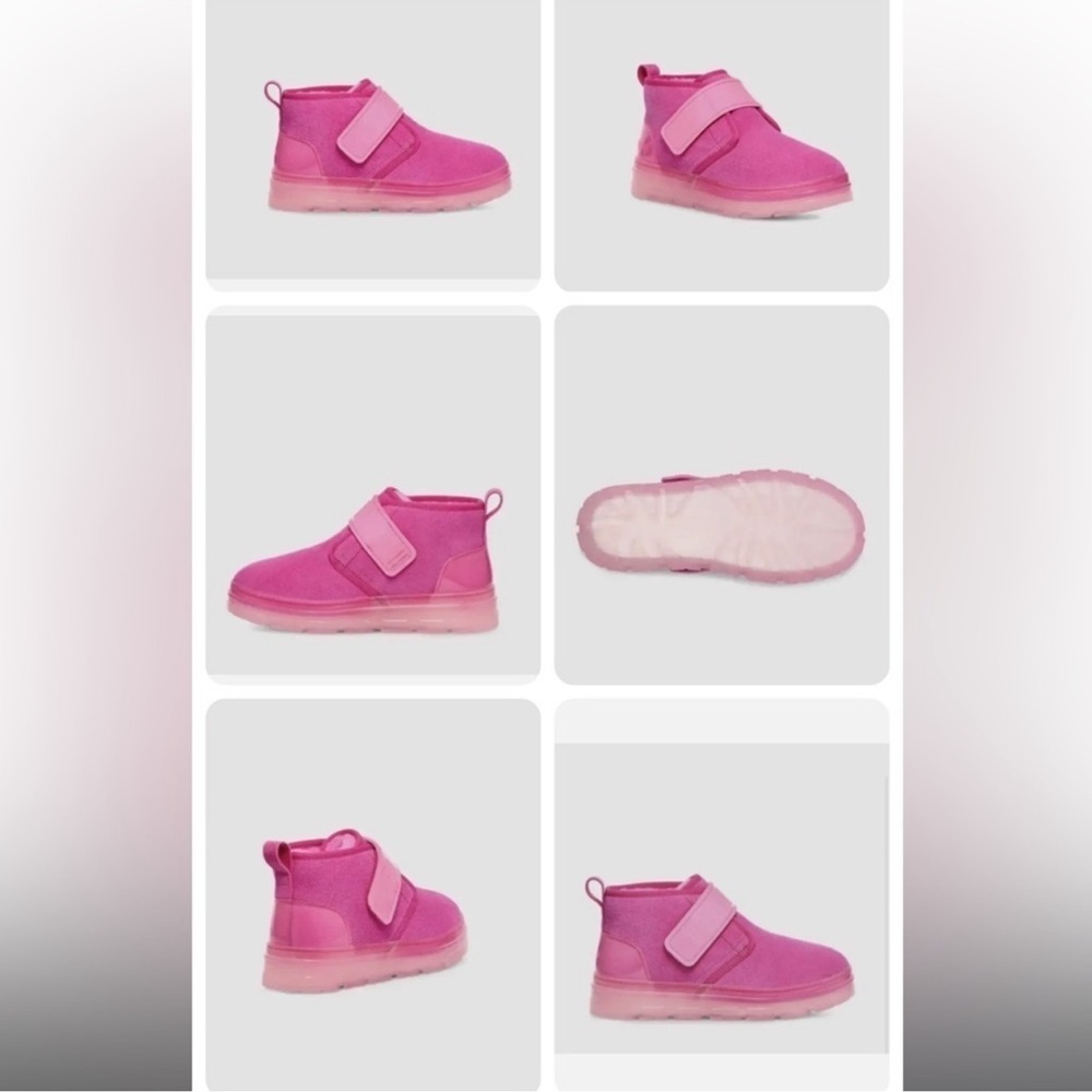 UGG Neumel Clear Chukka Hot Pink Boots - Picture 2 of 13